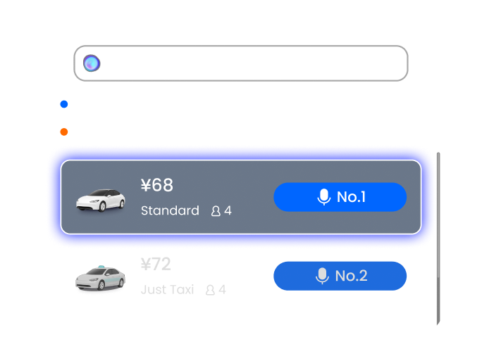 Confirm your car & fare