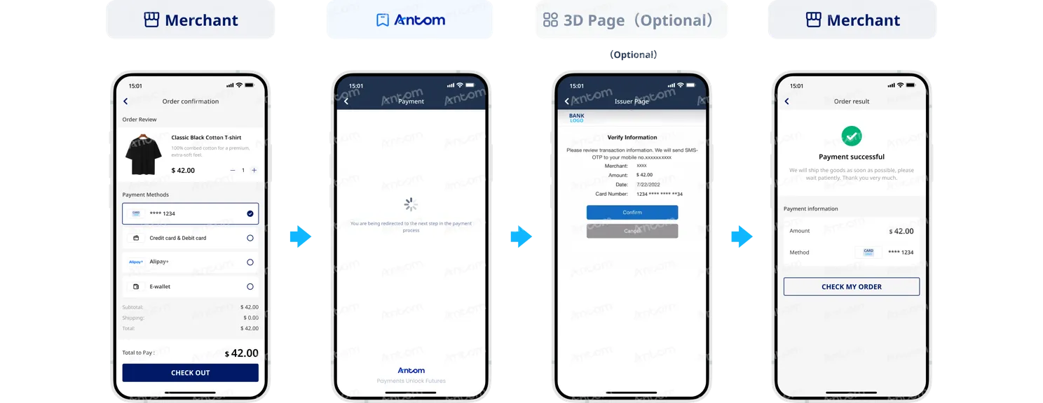 JBC Non-PCI qualified subsequent payment process through app