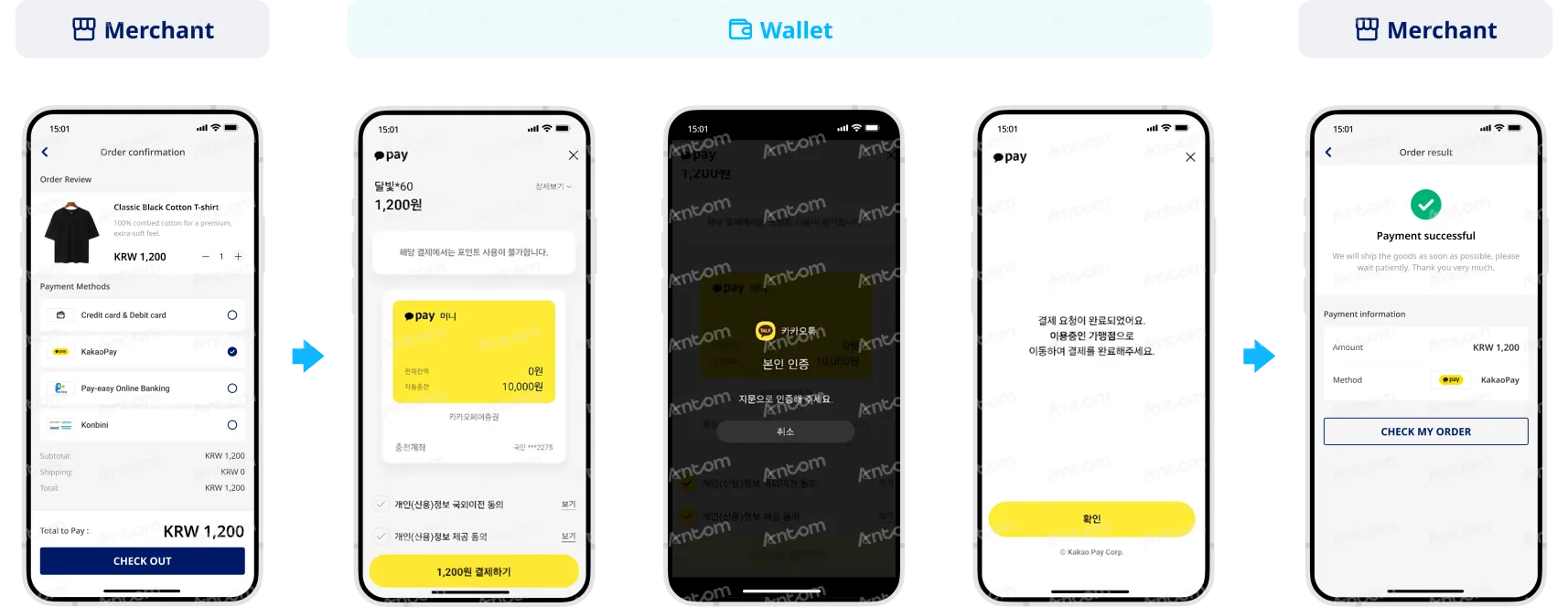 Kakao Pay App Payment Route payment method illustration