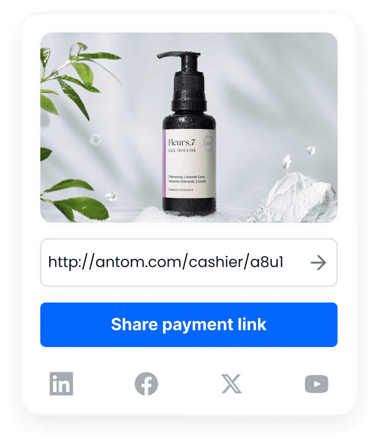 Payment link card