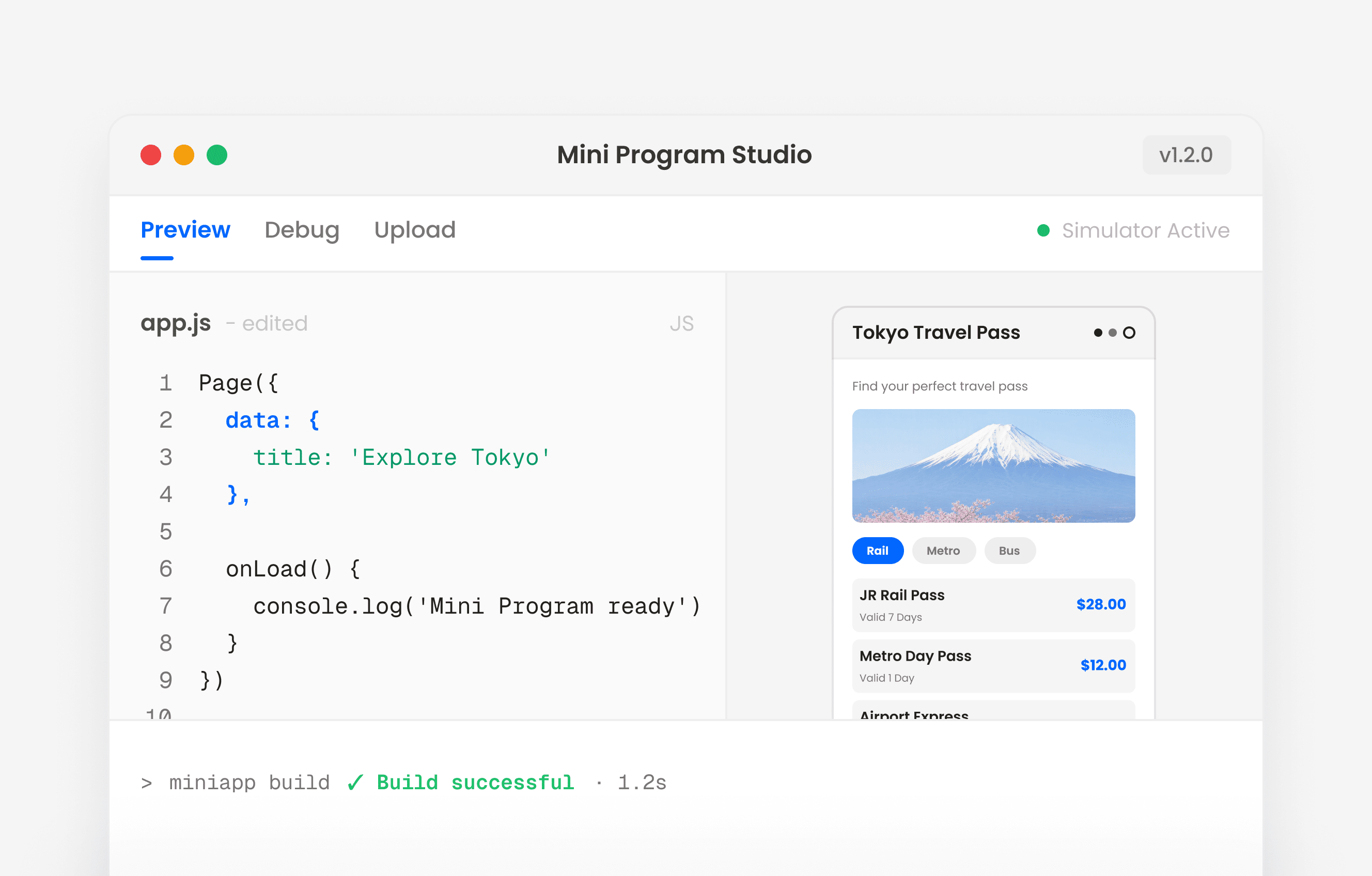 Mini Program Development Tools