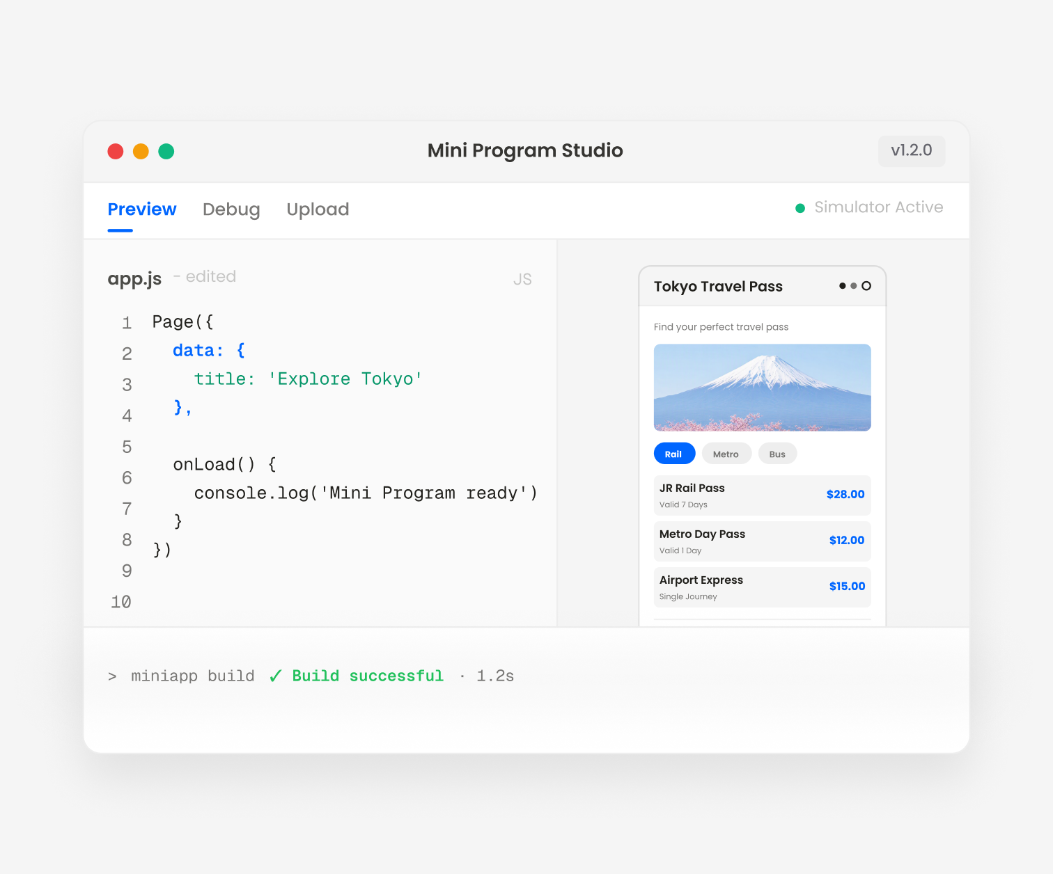 Mini Program Development Tools
