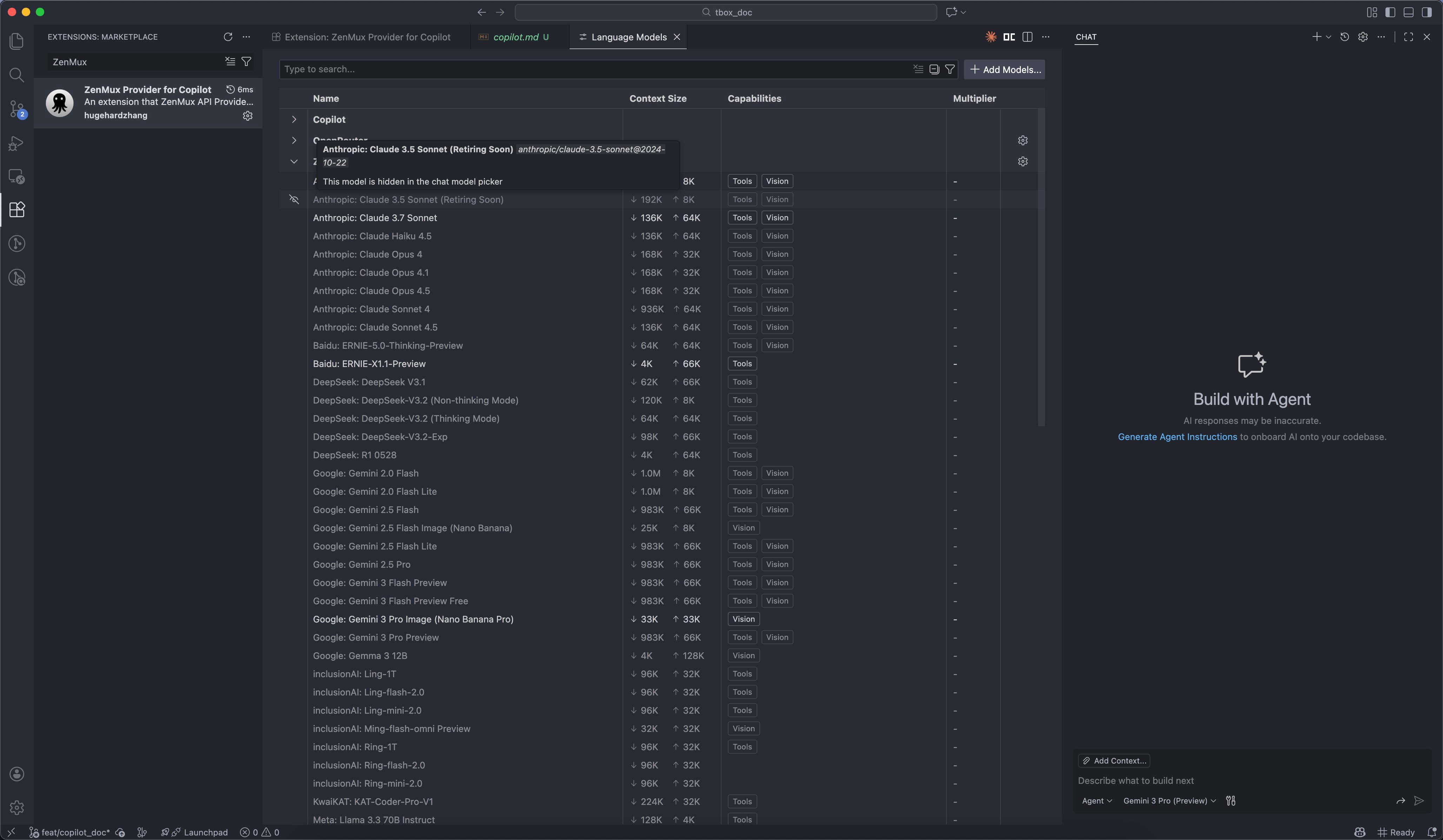 Open VS Code Copilot Chat Interface