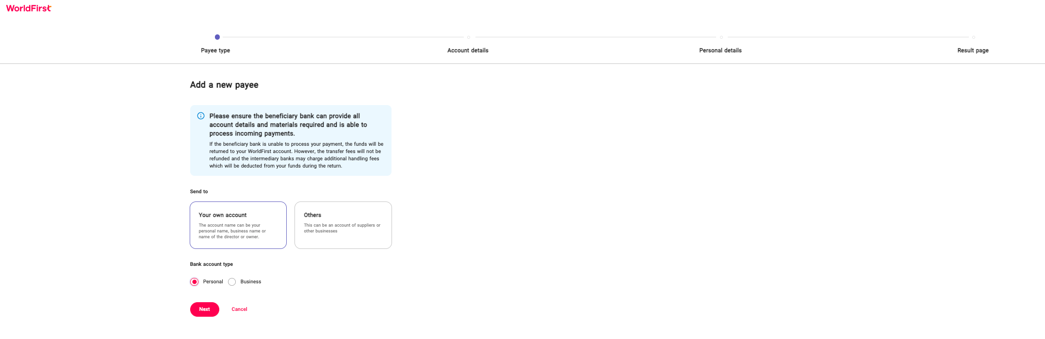 Cách rút tiền về tài khoản ngân hàng cùng tên của bạn | WorldFirst VN