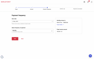 How to set up automatic transfers for recurring payments